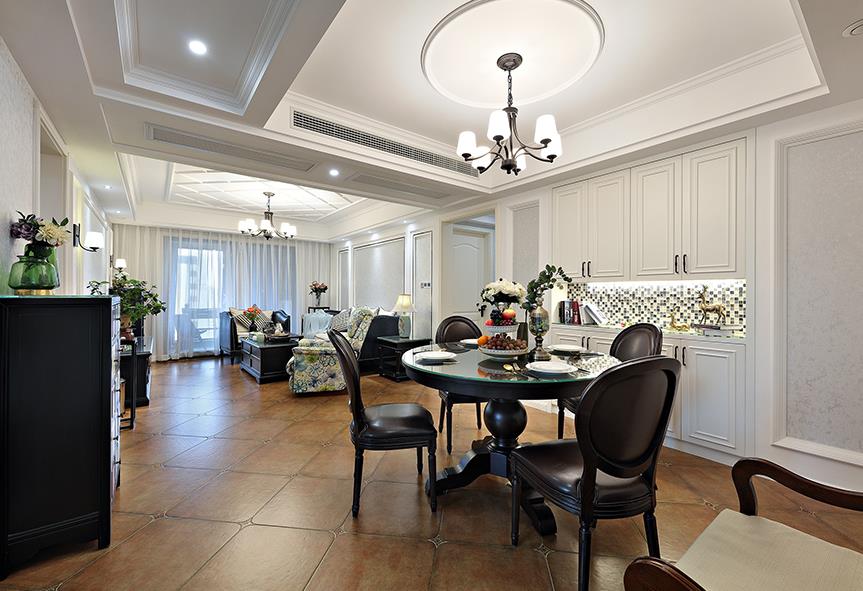 1663836629842290.jpg 瑷颐湾美式风格130平米装修餐厅连客厅装修.jpg