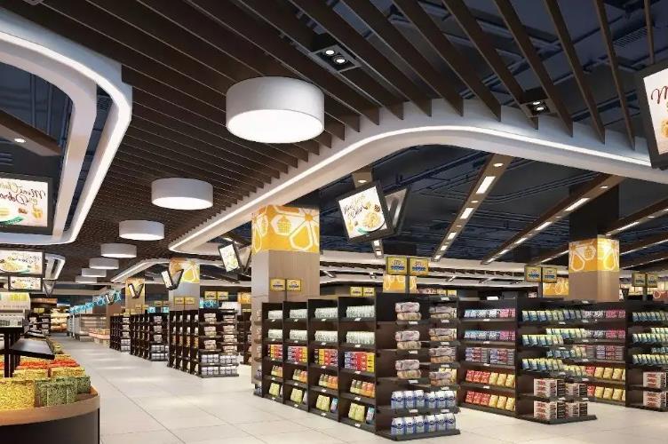 杭州超市吊顶装修:超市吊顶用什么材料便宜又美观